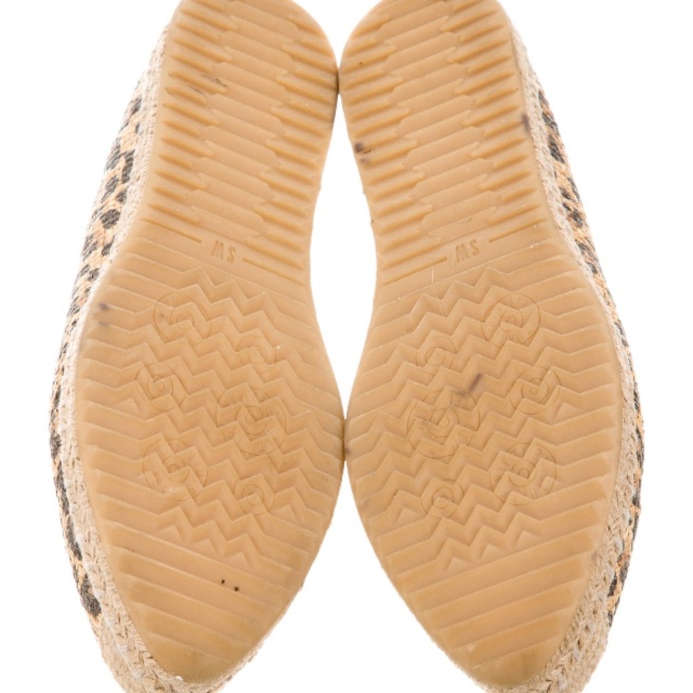 Stuart Weitzman Leopard Print Espadrille Flats - image 5
